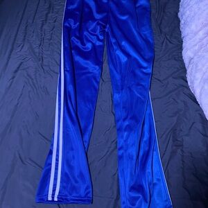 Realisation Par Blue Sweatpants with Athletic Stripes